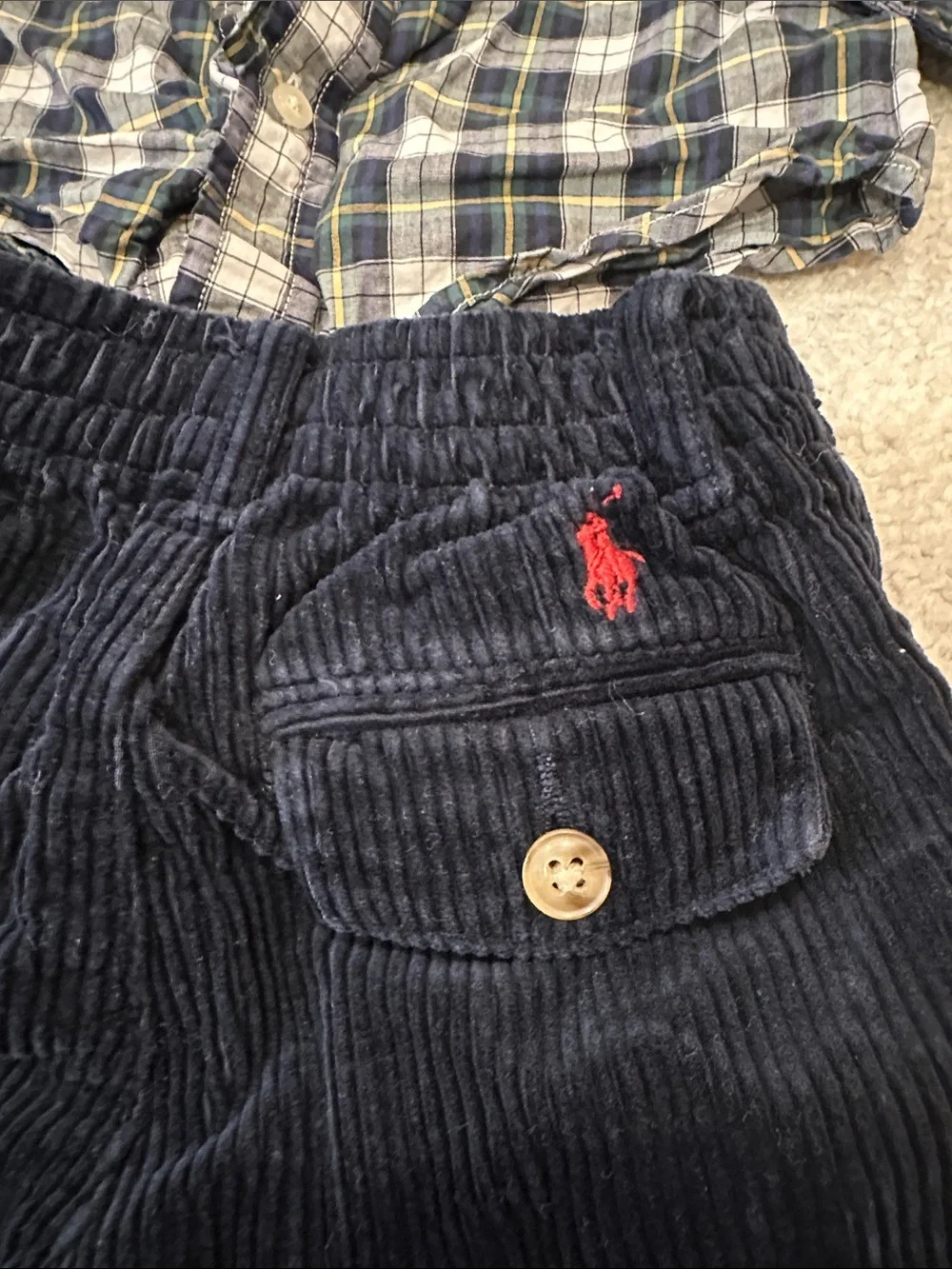 Baby boys dress shirt and pants set